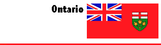 Ontario flag and motto