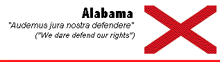 Alabama flag and motto