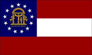 Georgia flag and motto