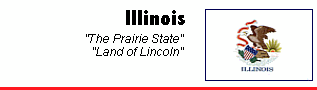 Illinois flag and motto