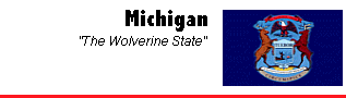 Michigan flag and motto