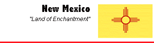 New Mexico flag and motto