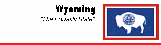 Wyoming flag and motto