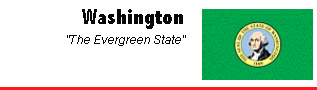 Washington flag and motto